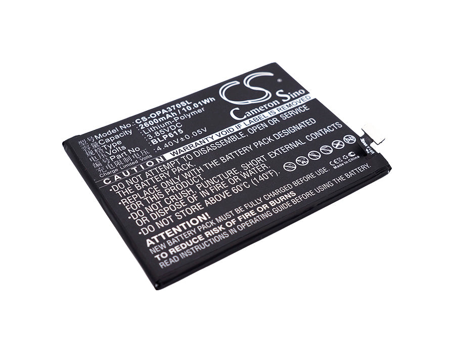 CS-OPA370SL : Battery for OPPO A37, A37 Dual SIM TD-LTE, A37m and others - Replaces OPPO BLP615