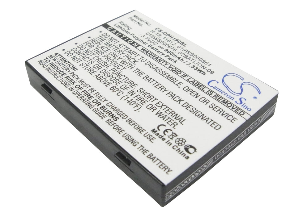 CS-OPH190BL : Battery for Opticon H-19, H-19a, H-19d and others - Replaces Opticon H-19, 11812, 019WS000861 and others