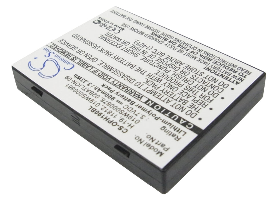 CS-OPH190BL : Battery for Opticon H-19, H-19a, H-19d and others - Replaces Opticon H-19, 11812, 019WS000861 and others