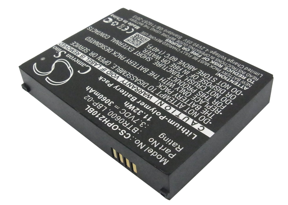 CS-OPH210BL : Battery for Opticon H21, H22, H21 1D and others - Replaces Opticon BTR0600, 02-BATLION-21, LBP-02 and others