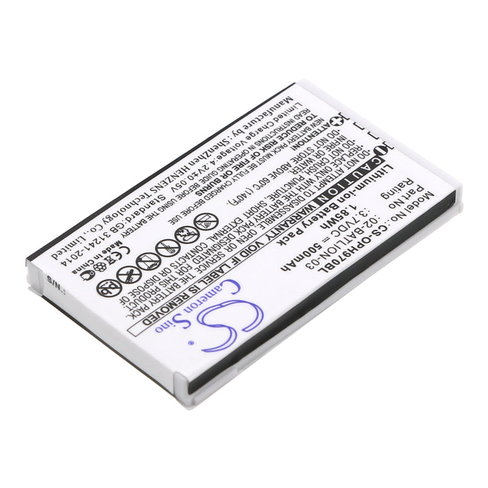 CS-OPH970BL : Battery for Opticon OPL-9700, OPL-9712, OPL-9723 and others - Replaces Opticon 02-BATLION-03, 11267, ORBLIOP0012