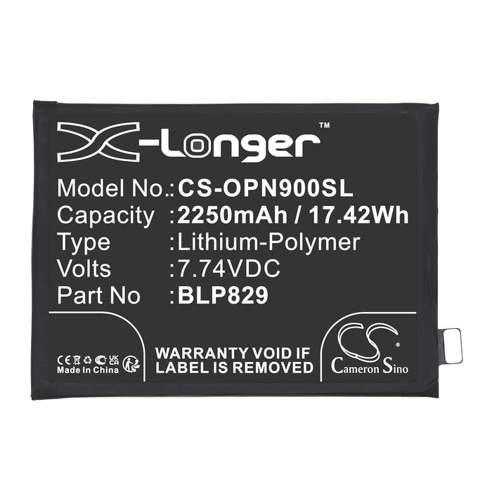 CS-OPN900SL : Battery for Oneplus Oneplus 9 - Replaces Oneplus BLP829
