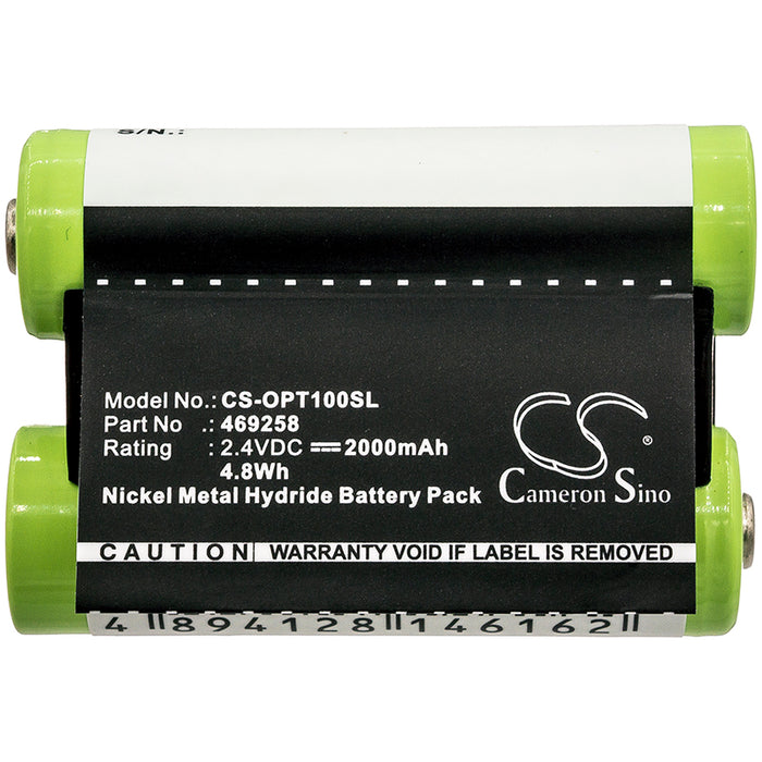 CS-OPT100SL : Battery for Optelec Compact+, Compact Plus - Replaces Optelec EP-1, LBL-00911A, RFD-01237 and others