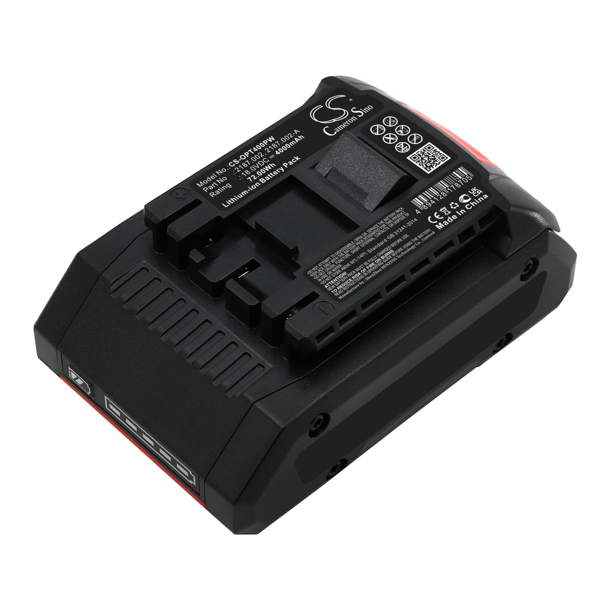 CS-OPT400PW : Battery for Signode BXT2-19, BXT3-19 - Replaces ORGAPACK ...