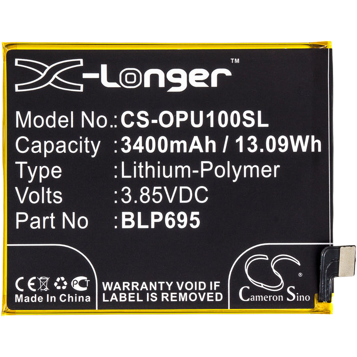 CS-OPU100SL : Battery for OPPO Realme U1, RMX1833, R1833 - Replaces OPPO BLP695