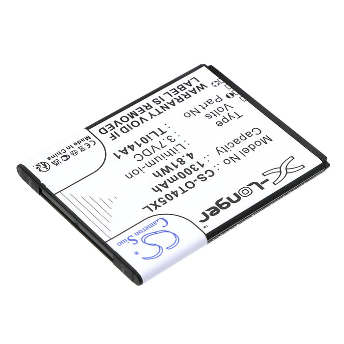 CS-OT405XL : Battery for T-Mobile Evolve, Evolve 3G - Replaces Alcatel TLi014A1, CAB1400002C1, CAB31C00002C1