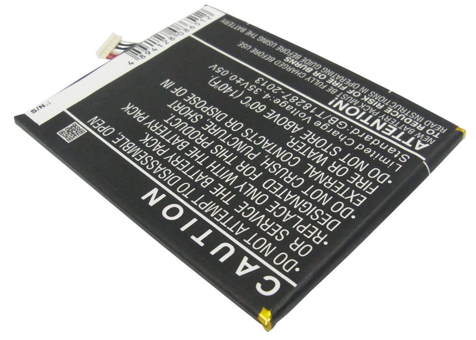 CS-OT604XL : Battery for Alcatel One Touch Idol X, OT-6040A, One Touch Idol X Dual and others - Replaces Alcatel TLp020C1, TLp020C2, CAC2000012C2