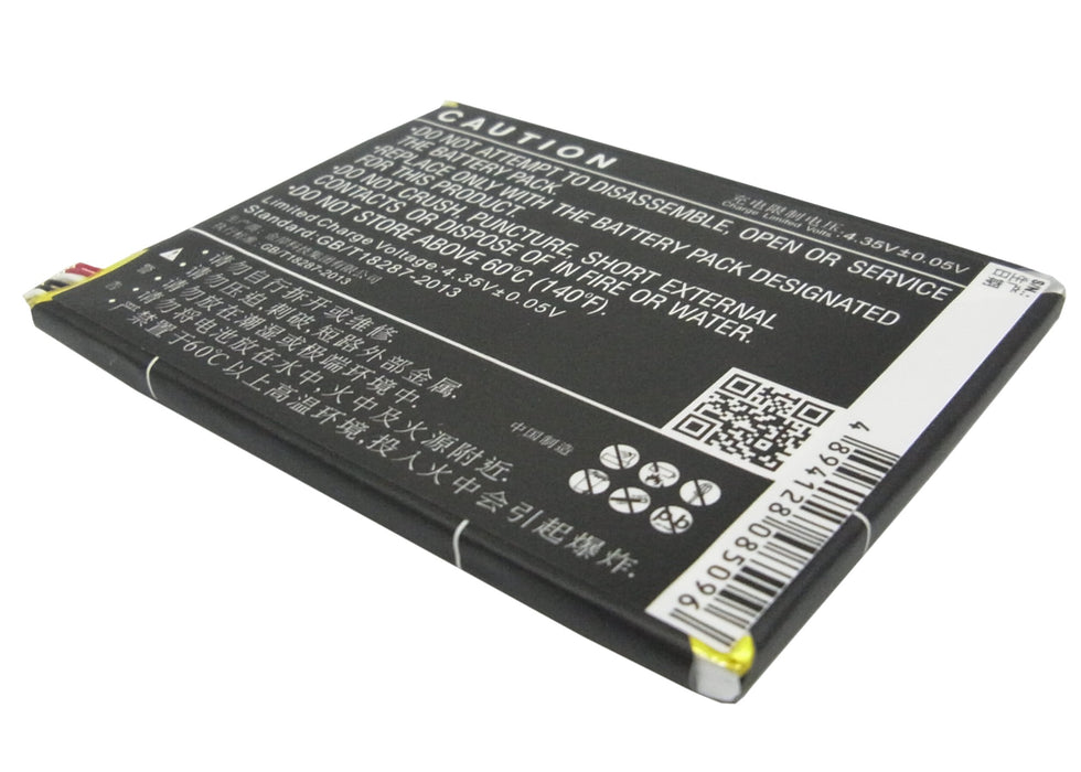 CS-OT808SL : Battery for Alcatel OT-8008D, One Touch Scribe HD, OT-8008X and others - Replaces Alcatel TLp025A2, TLp025A4, CAC2500013C2