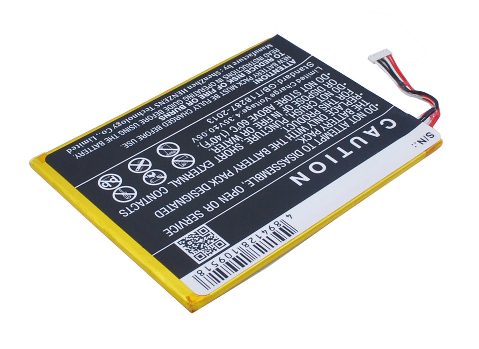 CS-OT961SL : Battery for Alcatel One Touch Pixi 7, OT-9006W - Replaces Alcatel TLp028AD, TLp034B, TLP028AC