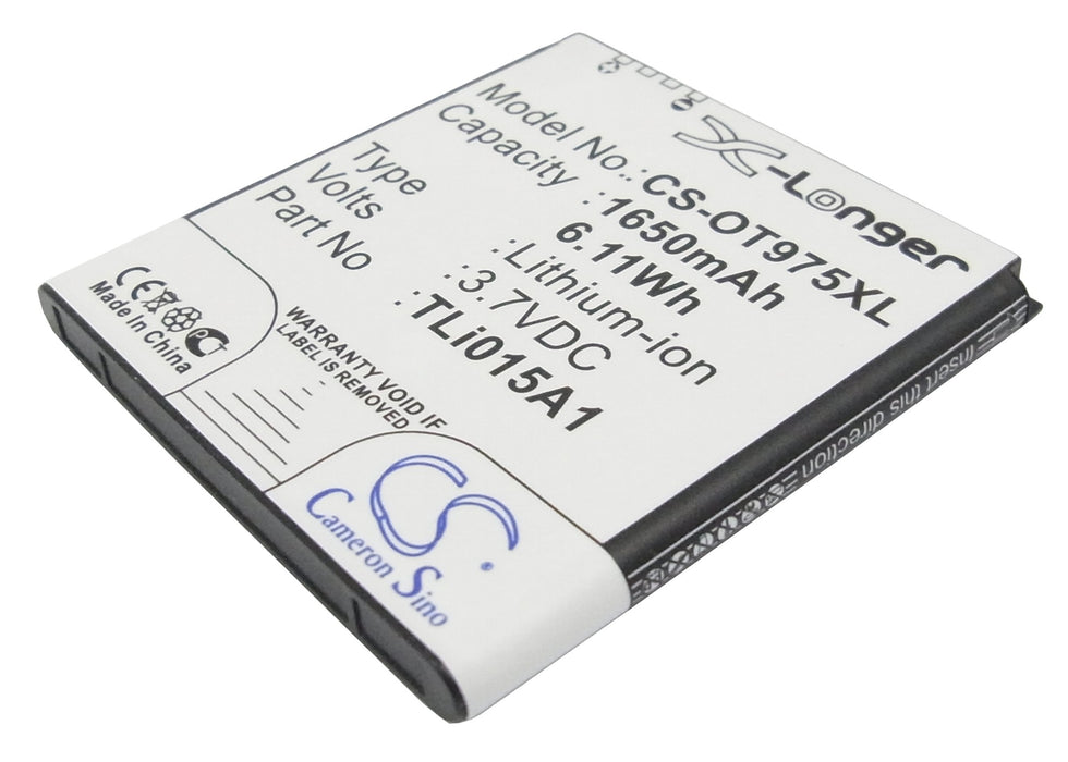 CS-OT975XL : Battery for Vodafone VF975, VF975N, VF-975 and others - Replaces Vodafone TLi015A1