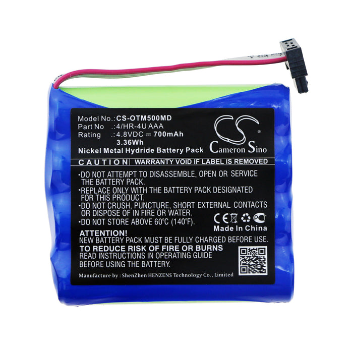 CS-OTM500MD : Battery for Optomed Smartscope M5, Smartscope M5 Pro - Replaces Optomed 4/HR-4U AAA