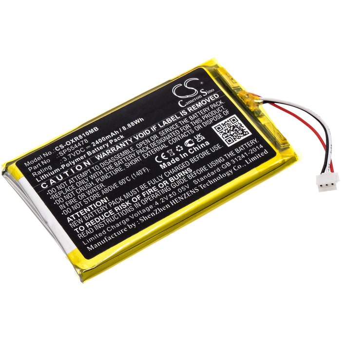 CS-OXR810MB : Battery for Infant Optics DXR-8 Pro - Replaces Infant Optics SP554478