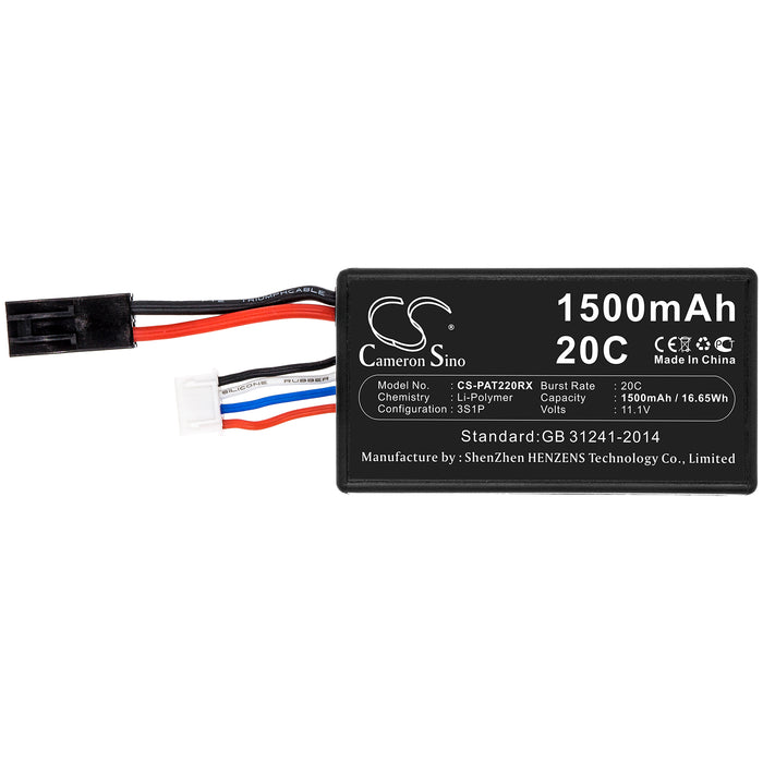 CS-PAT220RX : Battery for Parrot AR.Drone 2.0 - Replaces Parrot AR.Drone 2.0