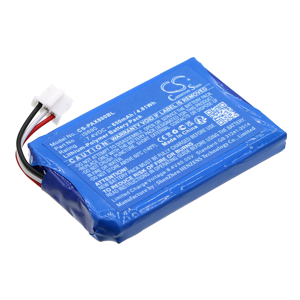 Pax 3 Battery Replacement Replacement Battery for Dejavoo Z9 CS-PAX800BL : Battery for Pax Q80 - Replaces Pax IS690 Batteries America Pax 3 Battery Replacement Replacement Battery for Dejavoo Z9 CS-PAX800BL : Battery for Pax Q80 - Replaces Pax IS690 Batteries America
