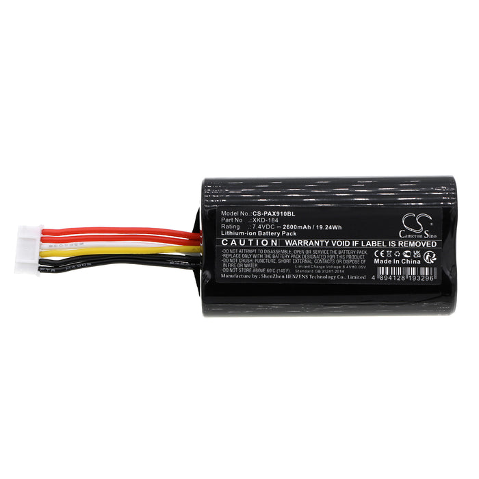 CS-PAX910BL : Battery for Pax N910, N900, N510 - Replaces Pax YW-002, XKD_173, XKD-184 and others