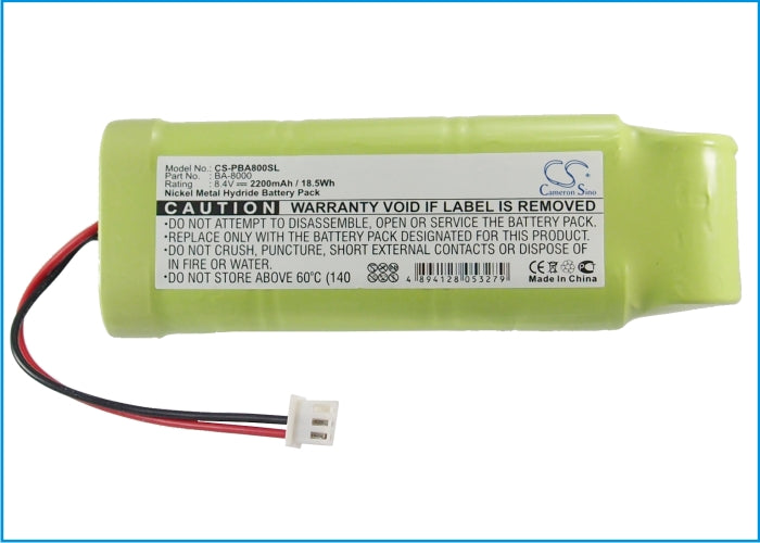 CS-PBA800SL : Battery for Brother PT8000, P-Touch 110, P-Touch 200 and others - Replaces Brother BA-8000