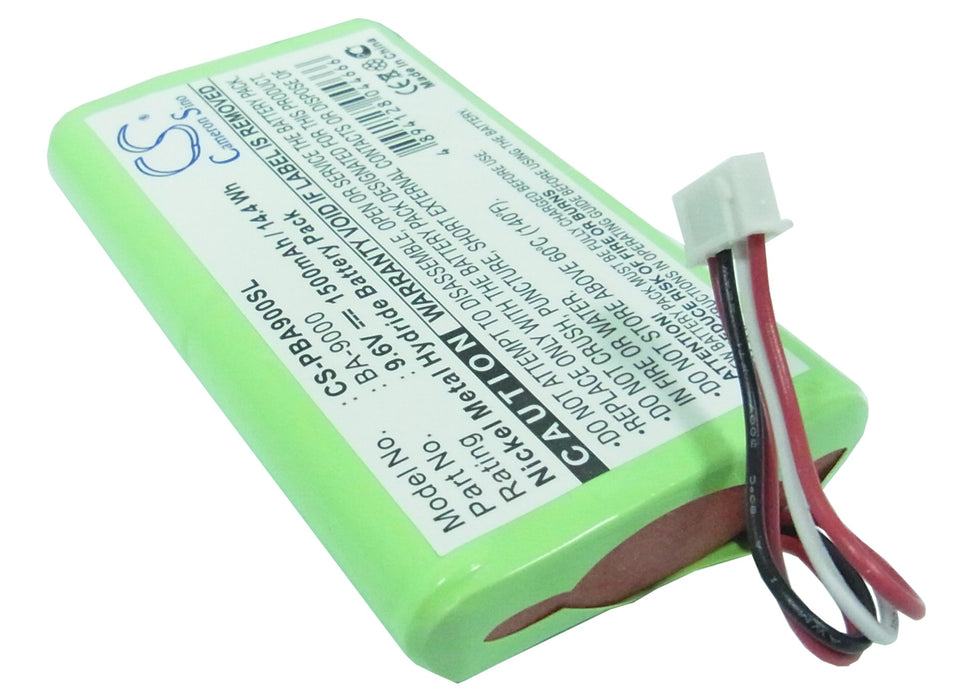 CS-PBA900SL : Battery for Brother PT9600, PT-9600 - Replaces Brother BA-9000