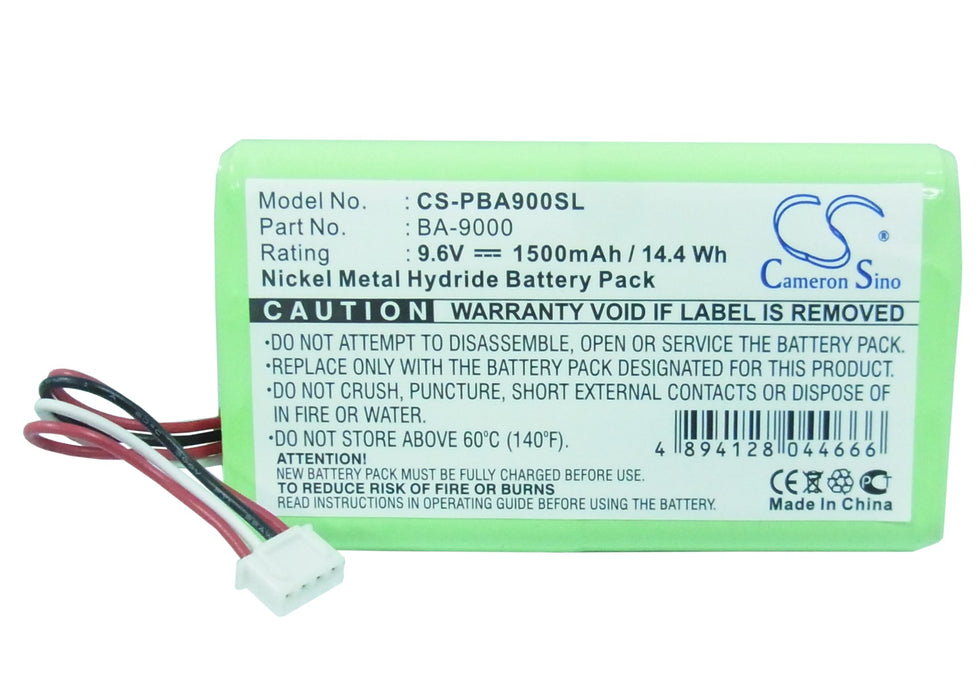 CS-PBA900SL : Battery for Brother PT9600, PT-9600 - Replaces Brother BA-9000