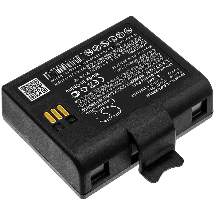 CS-PBR205SL : Battery for Brother RJ-2035B, RJ-2055WB - Replaces Brother PA-BT-008