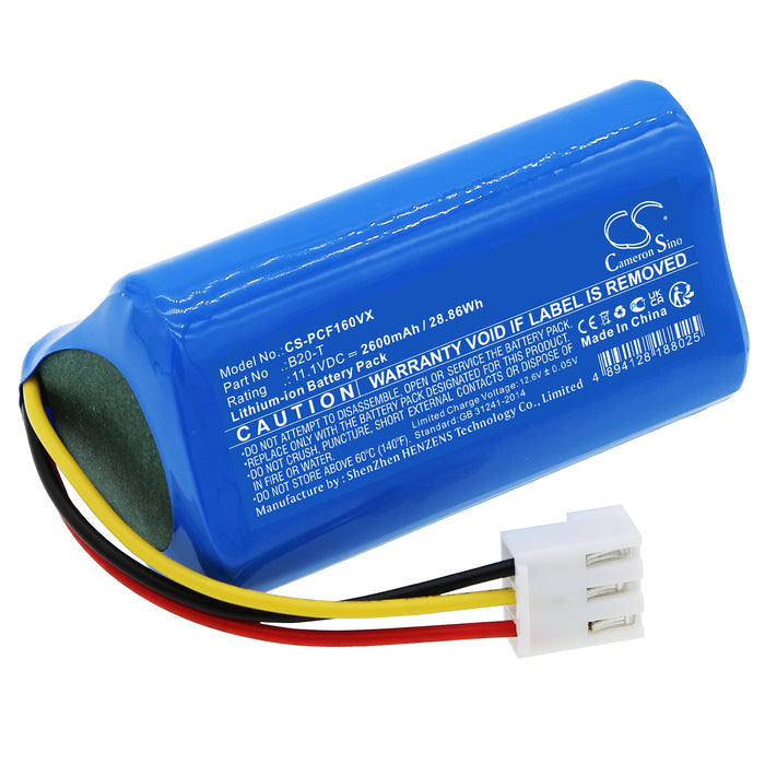 CS-PCF160VX : Battery for Proscenic F16 - Replaces Proscenic B20-T