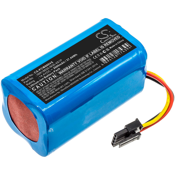 CS-PCM800VX : Battery for Proscenic M8, M8 Pro - Replaces Proscenic INR18650-M30-4S1P, T-4S1P-B-U21