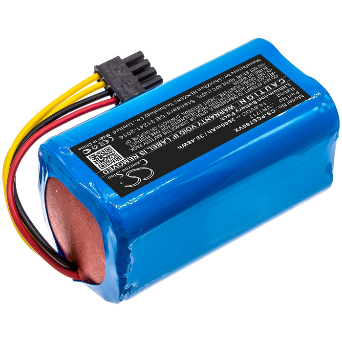 CS-PCS780VX : Battery for SUZUKA KAKA P2 - Replaces Proscenic VR1717, VR1717