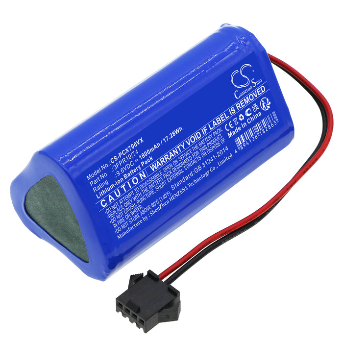 CS-PCX700VX : Battery for Pure Clean PUCRCX70 ( Version 2 ) - Replaces Pure Clean 3FPR19/74