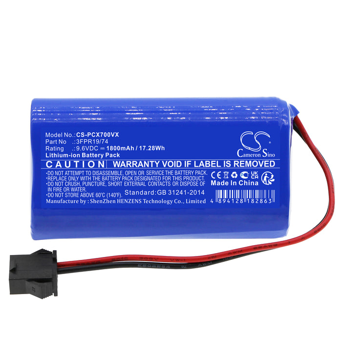 CS-PCX700VX : Battery for Pure Clean PUCRCX70 ( Version 2 ) - Replaces Pure Clean 3FPR19/74