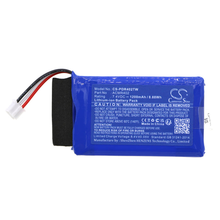 CS-PDR402TW : Battery for President Randy 3, Randy III - Replaces President ACMR402