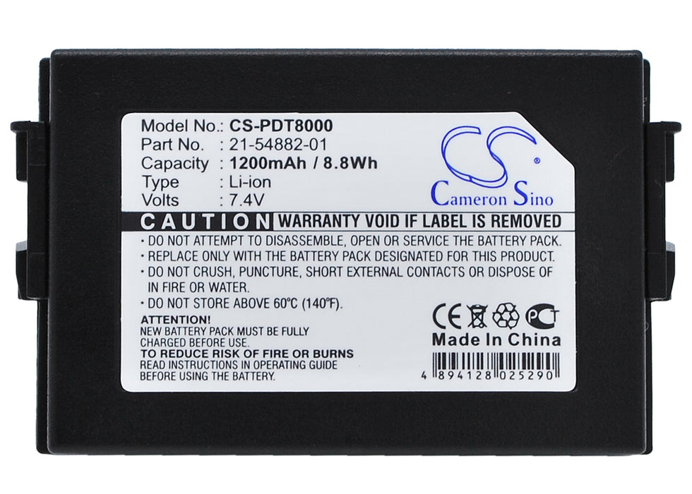 CS-PDT8000 : Battery for Symbol PDT8000, PDT8037, PDT8046 and others - Replaces Symbol 21-54882-01