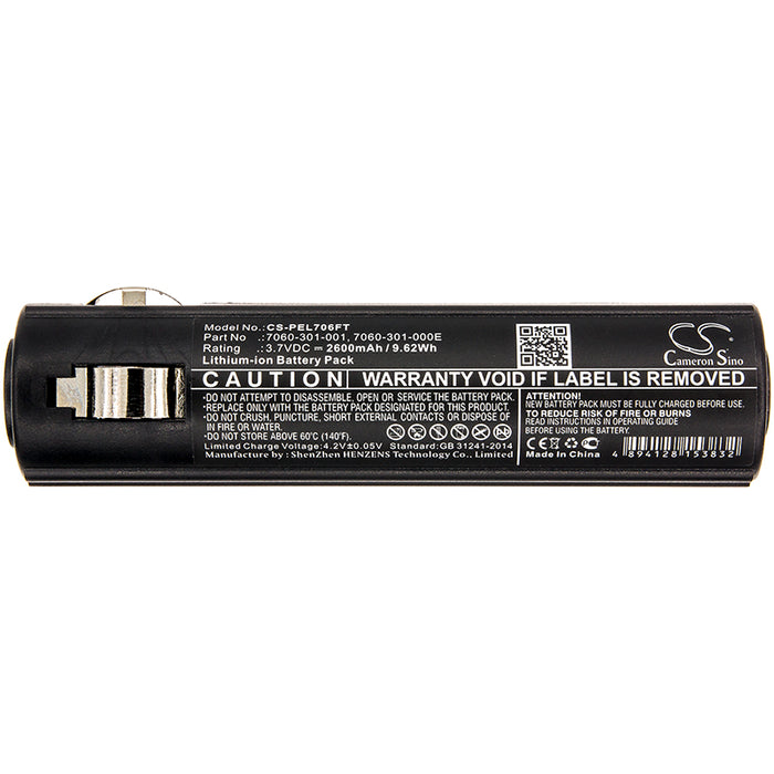 CS-PEL706FT : Battery for Pelican 7060, 7069 - Replaces Pelican 7060-301-001, 7060-301-000E, 7060-301-000-1