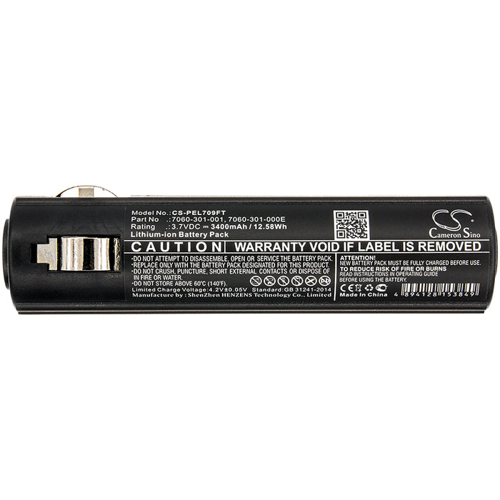 CS-PEL709FT : Battery for Pelican 7060, 7069 - Replaces Pelican 7060-301-001, 7060-301-000E, 7060-301-000-1