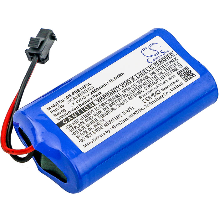 CS-PES100SL : Battery for PEUGEOT ELIS - Replaces PEUGEOT ICR18650H2C