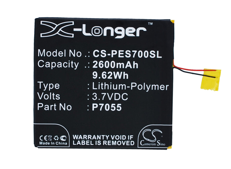 CS-PES700SL : Battery for POSH Equal, S700A - Replaces POSH P7055, GY-288792PL