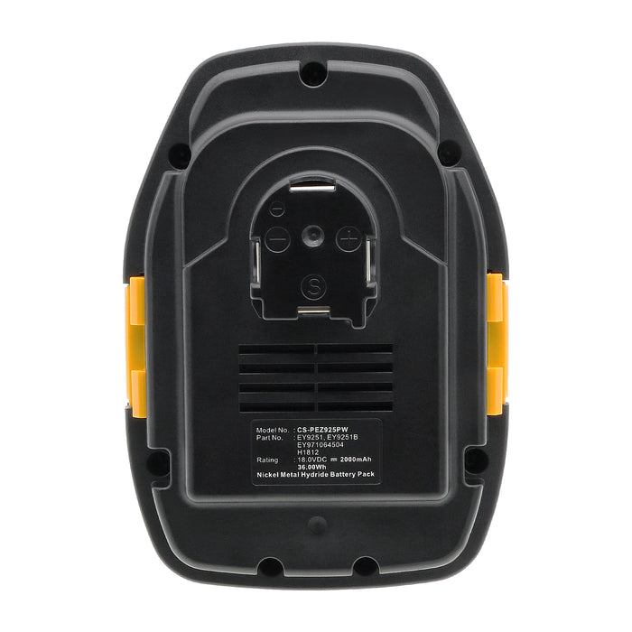 CS-PEZ925PW : Battery for Panasonic EY3544, EY3544GQK, EY3551 and others - Replaces Panasonic EY9251, EY9251B, EY971064504 and others