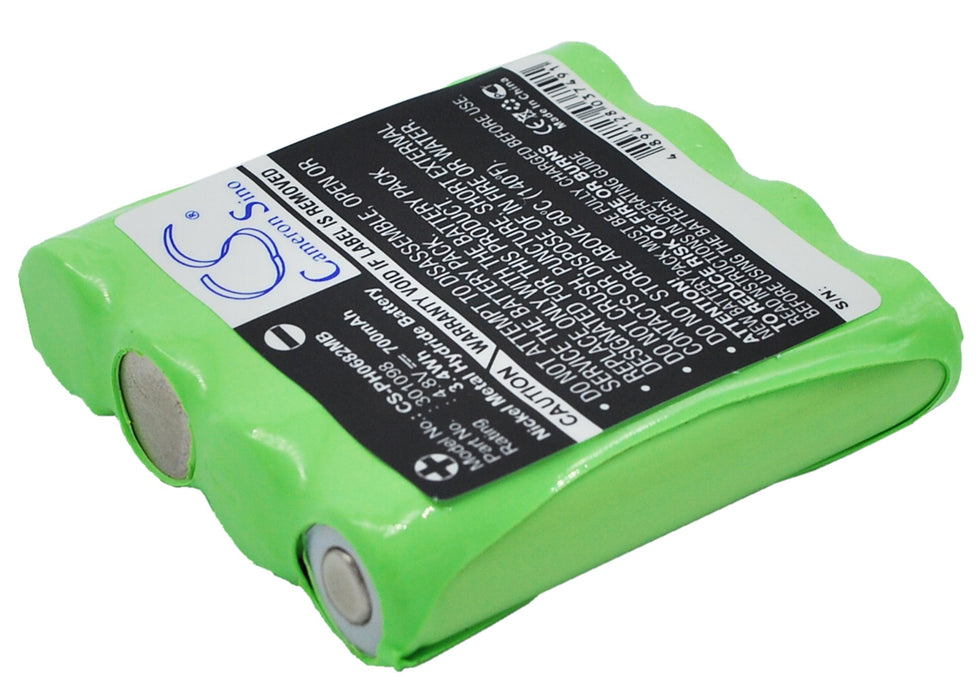 CS-PH0682MB : Battery for Harting & Helling Bug 2004 Baby Monitor, MBF 6666, MBF BUG 2004 and others - Replaces Philips 301098