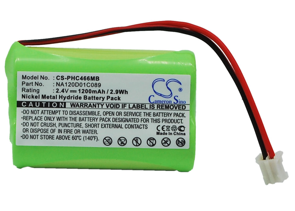 CS-PHC466MB : Battery for Philips SBC-SC477, SBC-SC466, SBC-SC487 and others - Replaces Philips NA120D01C089, 310412893522