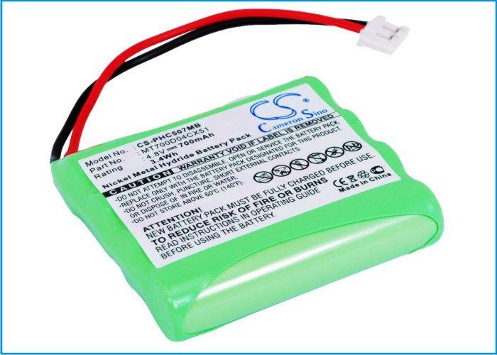 CS-PHC507MB : Battery for Philips SBC-EB4880 A1507, Avent SCD 468/84-R - Replaces Philips MT700D04CX51