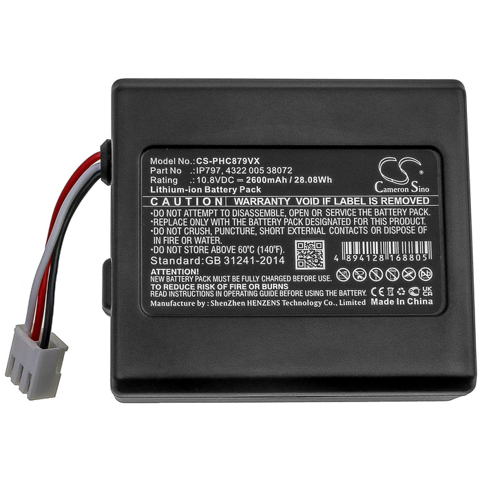 CS-PHC879VX : Battery for Philips FC8794, FC8792, FC8007/01 and others - Replaces Philips IP797, 4322 005 38072