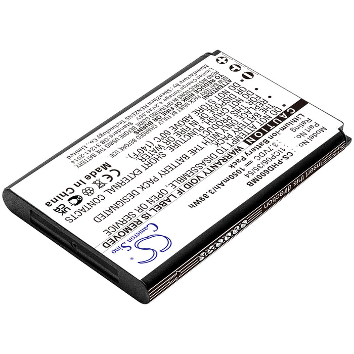 CS-PHD600MB : Battery for Levana LV-TW502, 32102, 32108 and others - Replaces Levana WLW523450 ERA