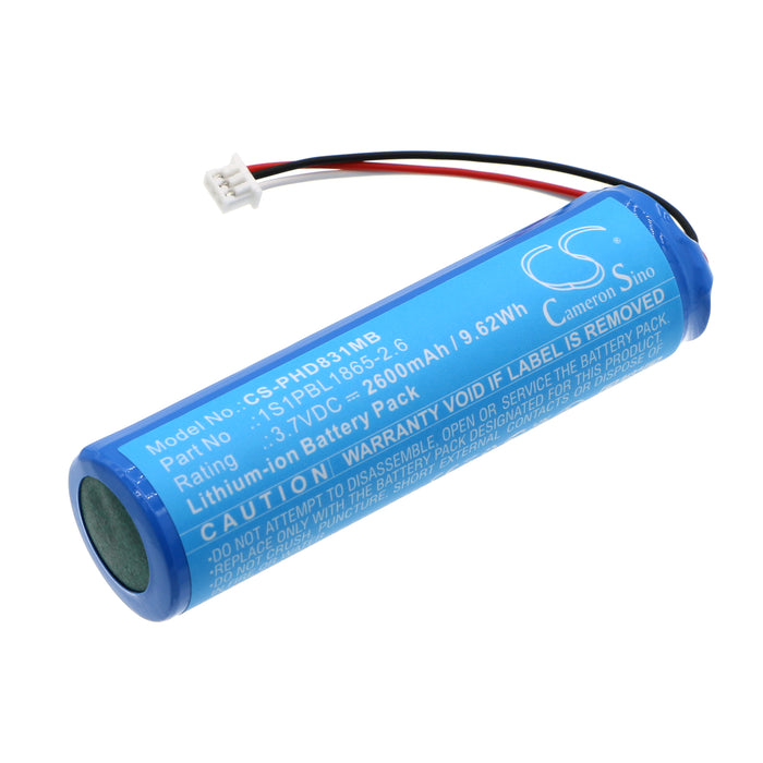 CS-PHD831MB : Battery for Philips Avent SCD833, Avent SCD833/26, Avent SCD835 and others - Replaces Philips 1S1PBL1865-2.6