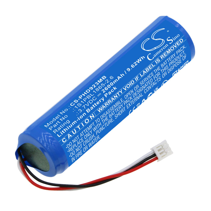 CS-PHD923MB : Battery for Philips Avent SCD923P, SCD923/26, Avent SCD923 - Replaces Philips 1S1PBL1865-2.6