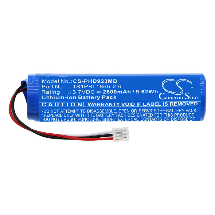 CS-PHD923MB : Battery for Philips Avent SCD923P, SCD923/26, Avent SCD923 - Replaces Philips 1S1PBL1865-2.6