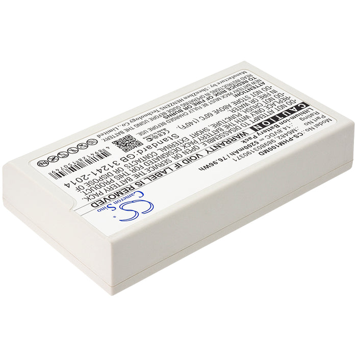 CS-PHM100MD : Battery for Philips Defibrillator DFM100, Defibrillator DFM-100, Efficia DFM100 - Replaces Philips M6482, 9898031903, 989503190371 and others