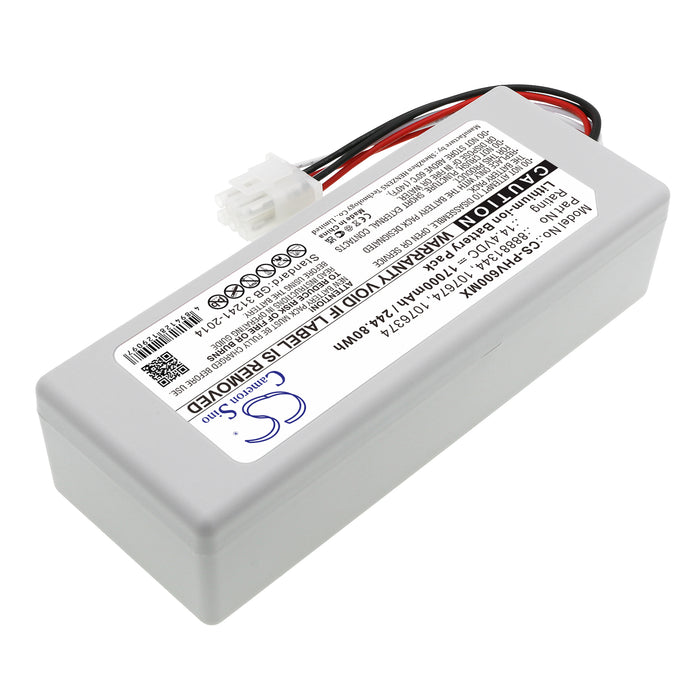 CS-PHV600MX : Battery for Philips Respirateur V60, Respirateur V60S, Respironics V60 and others - Replaces Philips 88881344, 107674, 1076374 and others