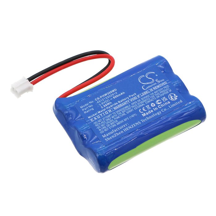 CS-PHW300MD : Battery for Philips Remote Control W13 - Replaces Philips 451213302914