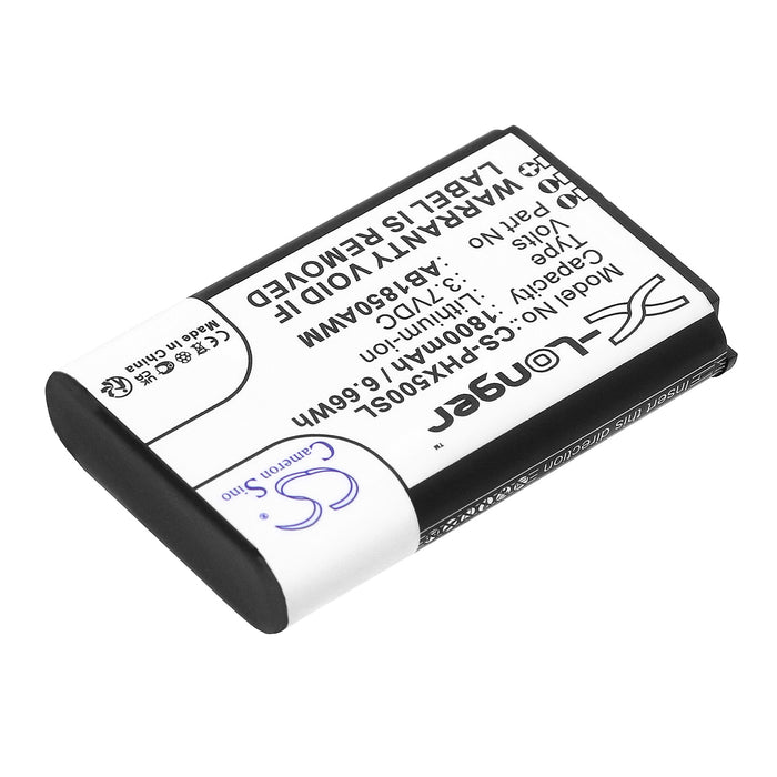 CS-PHX500SL : Battery for Philips Xenium X500, Xenium 9@9K, Xenium 9A9K and others - Replaces Philips AB1850AWM