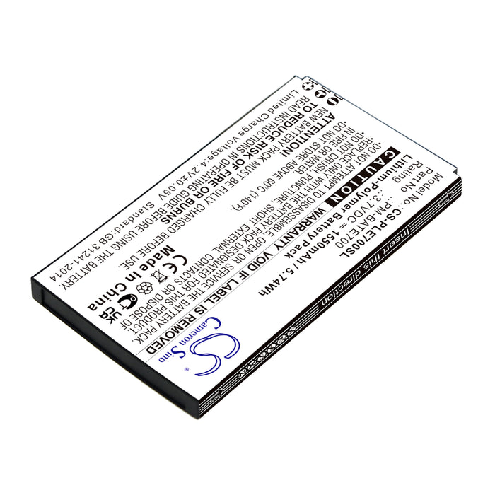 CS-PLE700SL : Battery for Plum E700, RAM 7 - Replaces Plum PM-BATE700