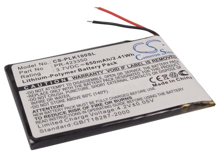 CS-PLK100SL : Battery for Plantronics K100 - Replaces Plantronics PR-423350