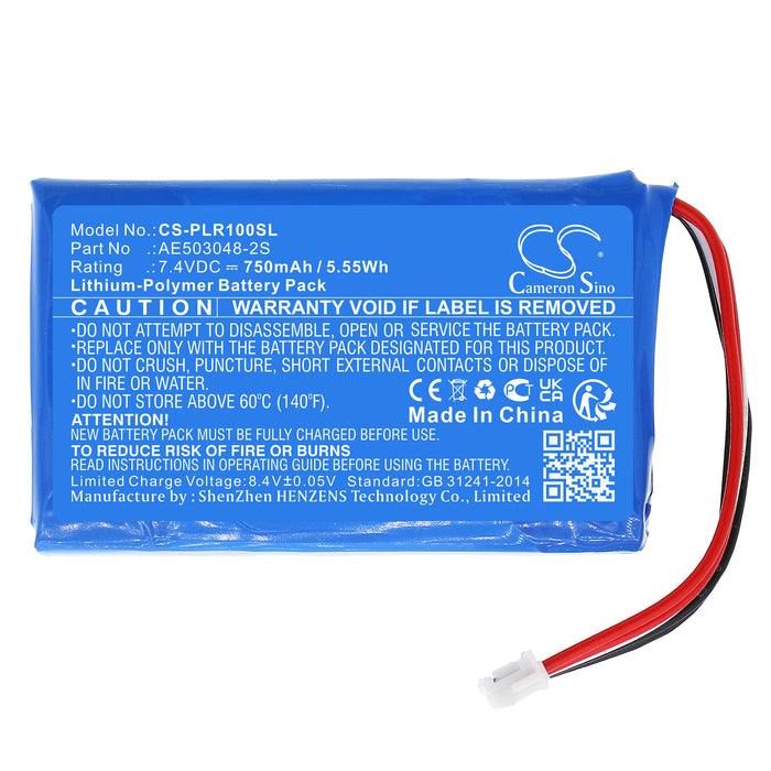 CS-PLR100SL : Battery for Polaroid Zip - Replaces Polaroid AE503048-2S